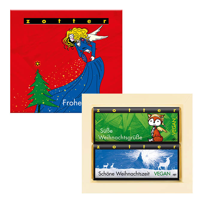 Zotter, Christmas 2 chocolates set