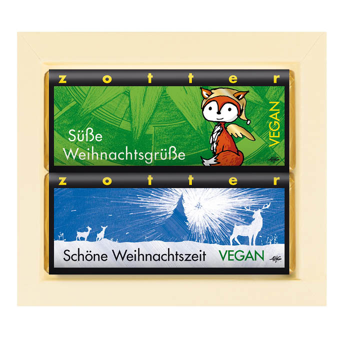 Zotter, Christmas 2 chocolates set